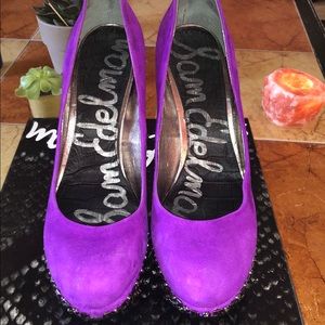 Sam Edelman York Pink Kid Suede